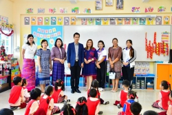 20240122013914.jpg - โรงเรียนบ้านฮ่องห้า เข้าศึกษาดูงานเกี่ยวกับกิจกรรมการเรียนการสอนปฐมวัย ระดับชั้นอนุบาล 2 ของโรงเรียนบ้านปงสนุก | https://www.pongsanook.ac.th