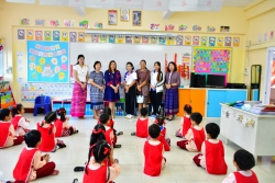 20240122013915.jpg - โรงเรียนบ้านฮ่องห้า เข้าศึกษาดูงานเกี่ยวกับกิจกรรมการเรียนการสอนปฐมวัย ระดับชั้นอนุบาล 2 ของโรงเรียนบ้านปงสนุก | https://www.pongsanook.ac.th