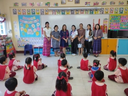 20240122013936.jpg - โรงเรียนบ้านฮ่องห้า เข้าศึกษาดูงานเกี่ยวกับกิจกรรมการเรียนการสอนปฐมวัย ระดับชั้นอนุบาล 2 ของโรงเรียนบ้านปงสนุก | https://www.pongsanook.ac.th